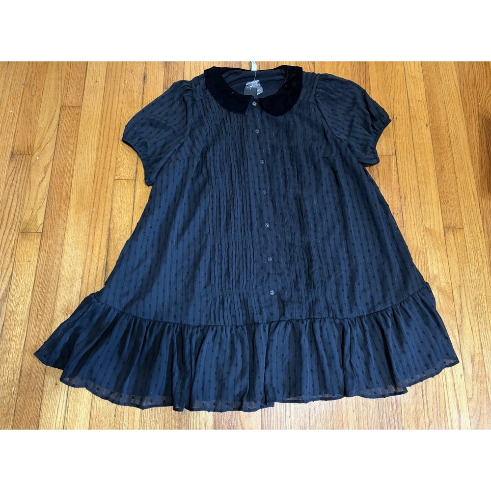 Torrid Belle Isle Drop Waist Dress Plus 2 NWT Velvet Collar